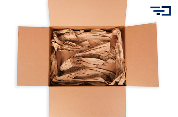 کاغذهای کرافت یک نوع دیگر از محافظ‌ها هستند که برای بسته بندی محصولات کروی می‌توانید استفاده کنید.
